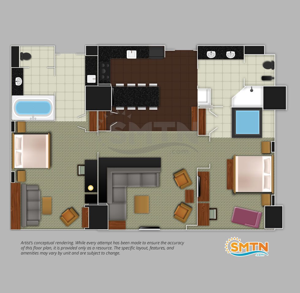 Elara 2 Bedroom Suite Floor Plan Www cintronbeveragegroup